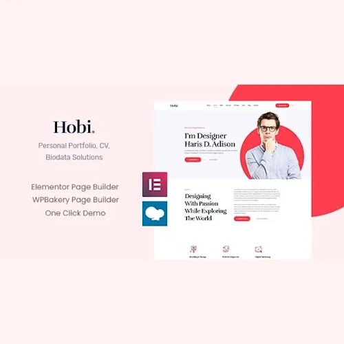 Hobi - Personal Portfolio WordPress Theme