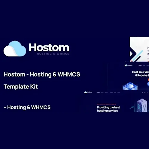 Hostom – Elementor Template Kit for Hosting and WHMCS