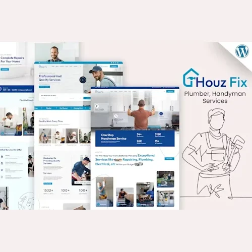HouzFix – Plumber, Handyman WordPress Theme