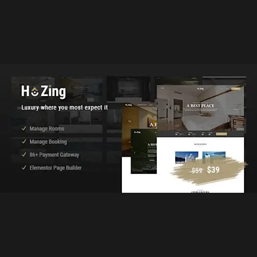 Hozing – Hotel Booking WordPress Theme