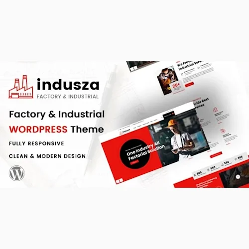 Indusza – Industrial & Factory WordPress Theme