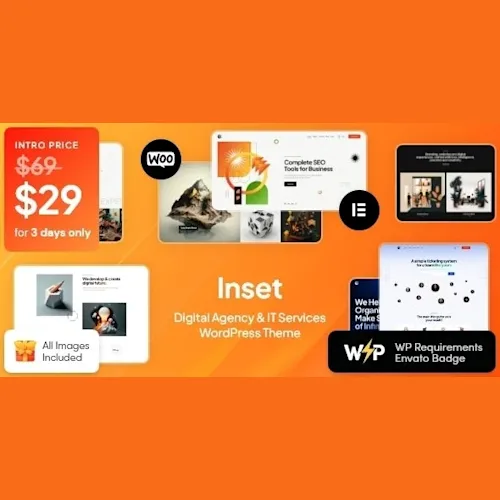 Inset - Digital Agency & IT Services WordPress Theme