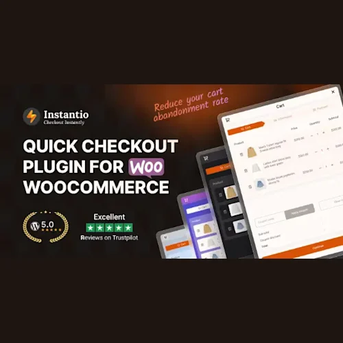 Instantio – WooCommerce Quick Checkout, Floating Cart & Popup Cart