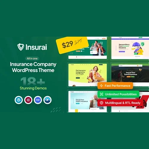 Insurai - Insurance Company WordPress Theme
