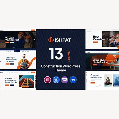 Ishpat - Construction WordPress Theme