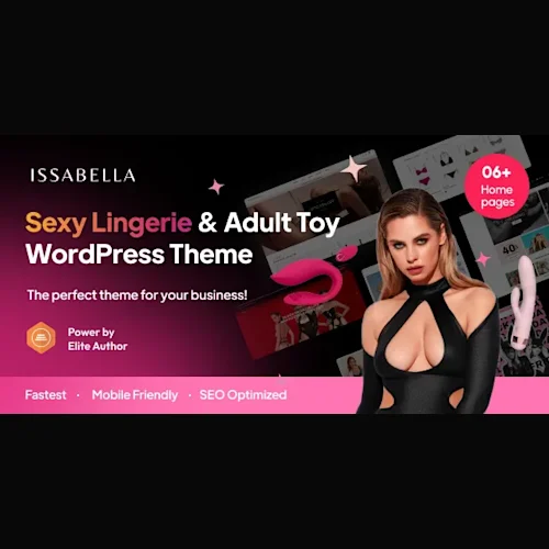 Issabella - Sexy Lingerie Adult Shop WordPress Theme
