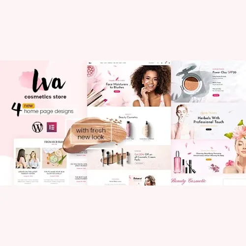 Iva - Beauty Cosmetics Shop WordPress Theme