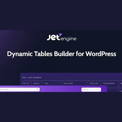 JetEngine Dynamic Tables Builder