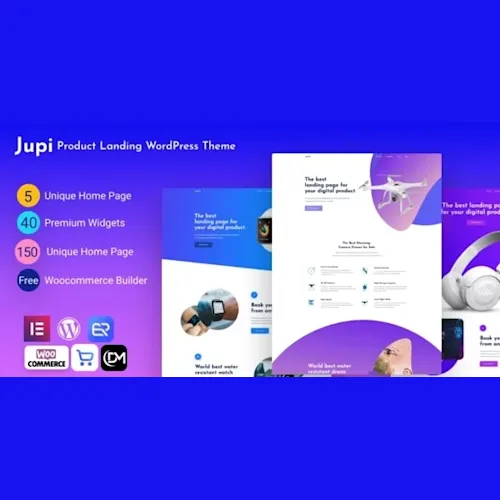 Jupi - Product Landing WordPress Theme