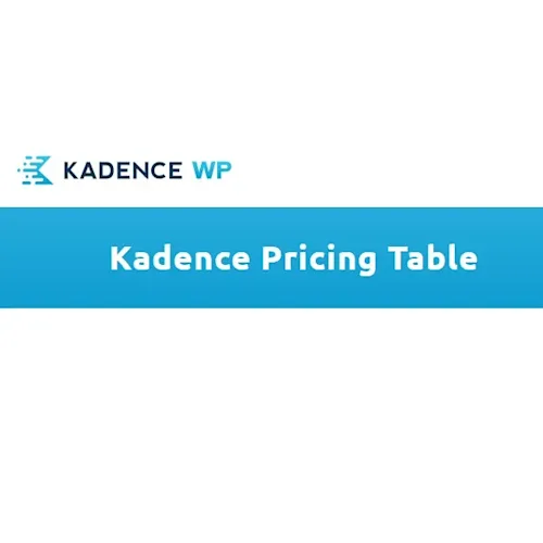 Kadence Pricing Table