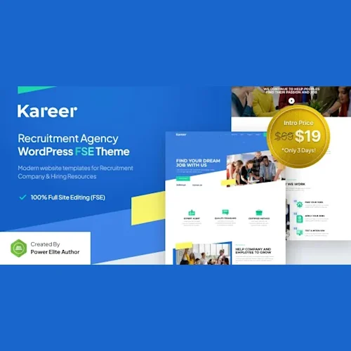 Kareer - Human Resource & Recruitment Agency FSE WordPress Theme