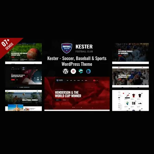 Kester - Soccer Club & Sports News WordPress Theme