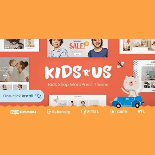Kids R Us – Toy Store and Kids Clothes Shop Theme