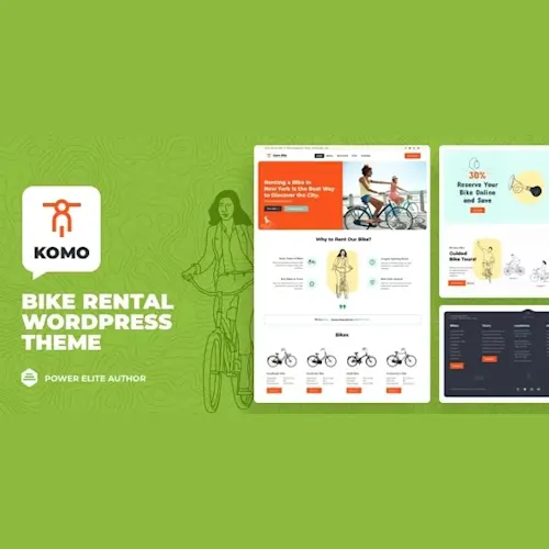 Komo – Bike Rental Shop WordPress Theme