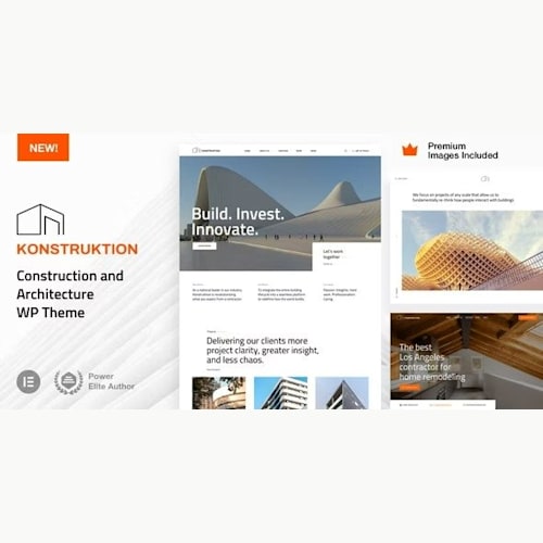 Konstruktion - Construction Architecture WordPress Theme