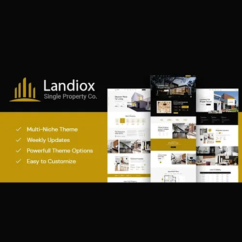 Landiox - Single Property WordPress Theme