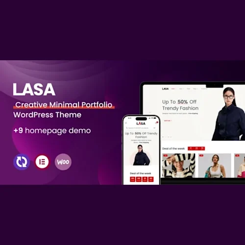 Lasa – Creative Minimal WooCommerce WordPress Theme