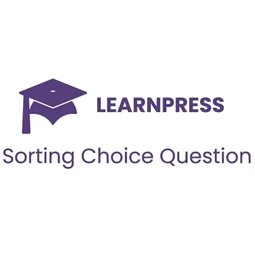 LearnPress Sorting Choice Question Plugin