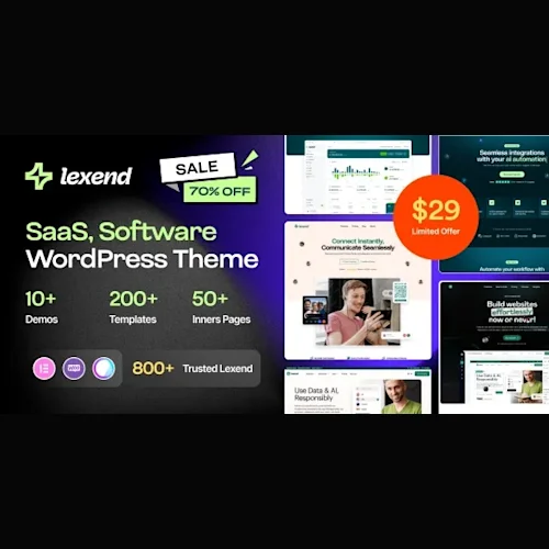 Lexend - Software, SaaS & Startup WordPress Theme