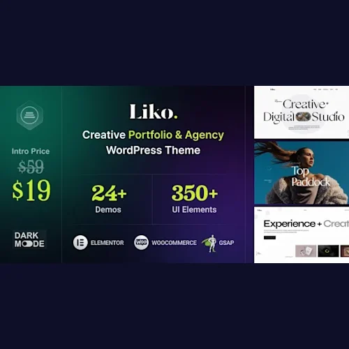 Liko – Creative Agency & Portfolio WordPress Theme