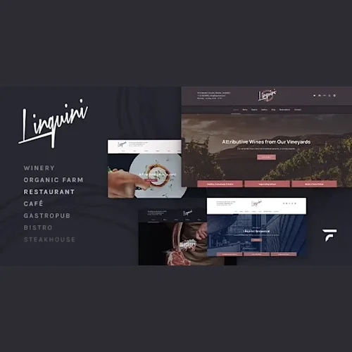 Linguini - Restaurant WordPress Theme