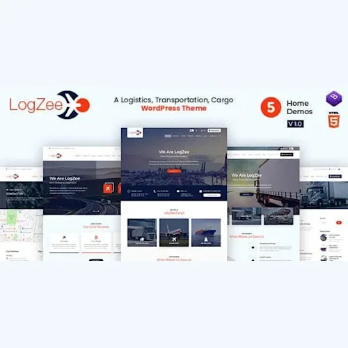 Logzee - Logistics, Transportation, Cargo WordPress Theme
