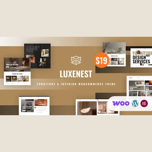 LuxeNest - Furniture & Interior WooCommerce WordPress Theme