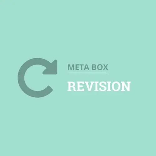 Meta Box Revision – WordPress Plugin