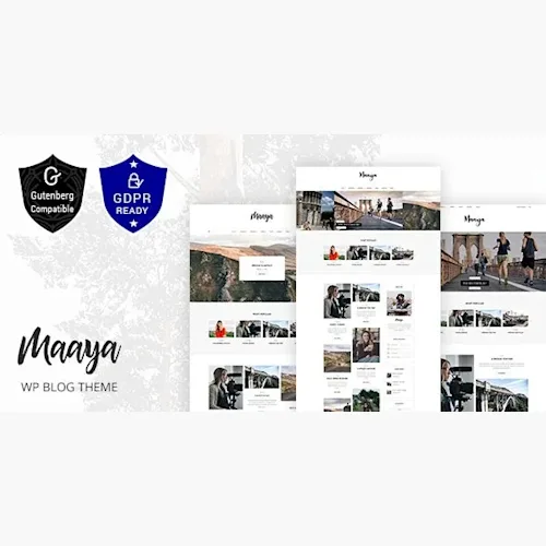 Maaya - Travel Blog WordPress Theme