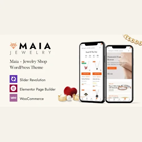 Maia Jewelry Shop WordPress Theme