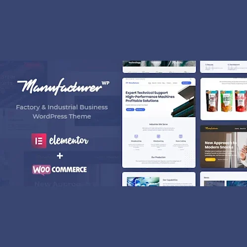 Manufacturer – Factory Industrial Theme