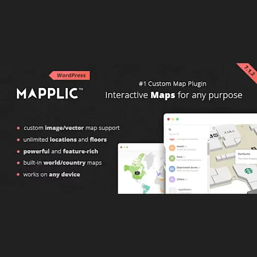 Mapplic – Custom Interactive Map WordPress Plugin