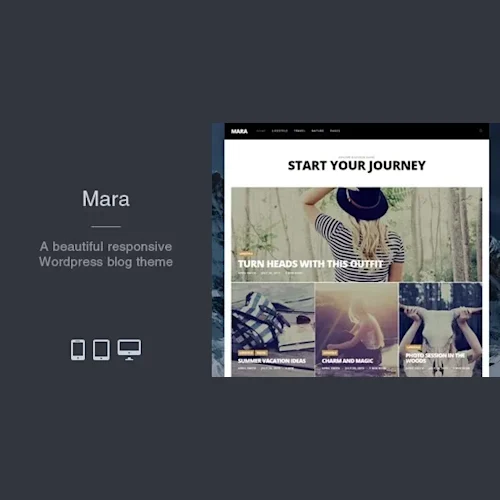 Mara – Beautiful Photo WordPress Blog Theme