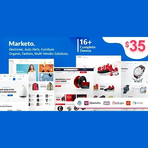 Marketo – ECommerce & Multivendor WooCommerce WordPress Theme