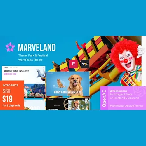 Marveland – Theme Park & Festival WordPress Theme
