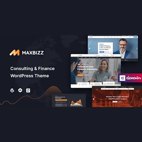 Maxbizz – Consulting & Financial Elementor WordPress Theme