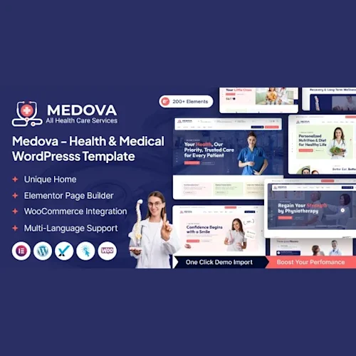 Medova - Health & Medical WordPress Theme