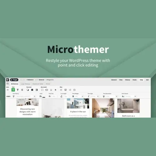 Microthemer - WordPress Visual CSS Editor
