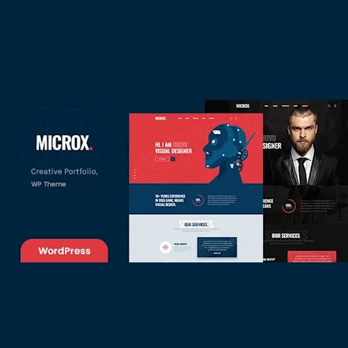 Microx - Personal Portfolio WordPress Theme with RTL Support