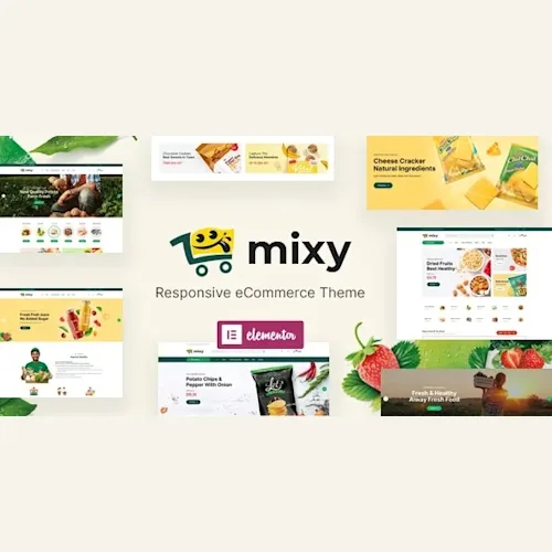 Mixy – Organic Food Store WordPress Theme