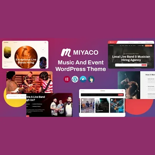 Miyaco - Music and Event WordPress Theme