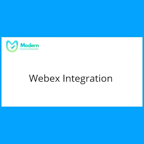 Modern Events Calendar Webex Integration