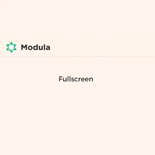 Modula Fullscreen Addon for WordPress Gallery