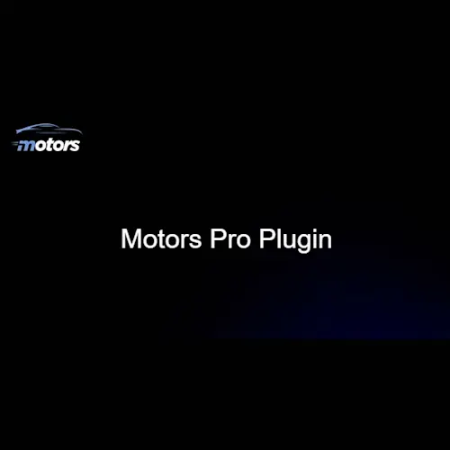 Motors Pro Plugin – Car Dealer & Listing Solution