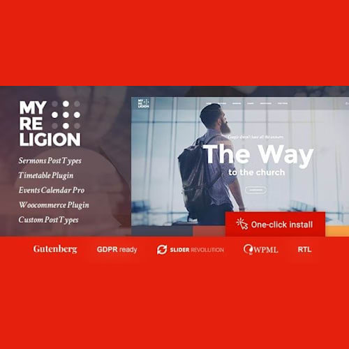 My Religion – Dedicated Church WordPress Theme with Events, Sermons, and Donations
