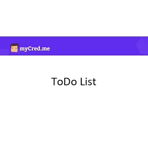 MyCred ToDo List Plugin
