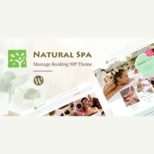 Natural Spa - Massage Booking WordPress Theme