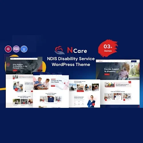 Ncare NDIS Disability Service WordPress Theme