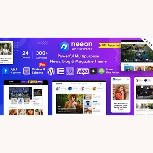 Neeon WordPress News Magazine Theme
