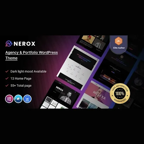 Nerox Agency & Portfolio WordPress Theme